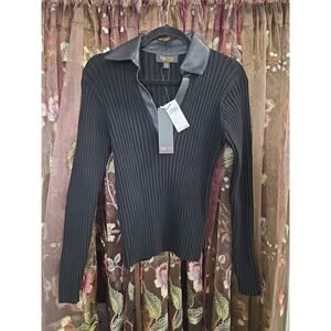 Truth By Republic Ribbed Sweater Large New